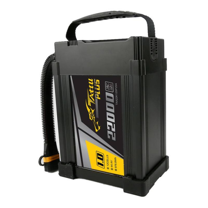 Tattu Plus 1.0 22000mAh 44.4V 25C 12S1P AS150U LiPo Battery TAA22K12SP25A