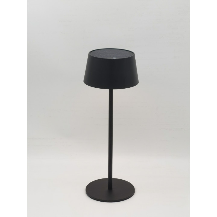 Outdoor-Solar-LED-Tischleuchte Immax CHIC, schwarz, 2,5W dimmbar