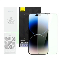 Baseus Crystal Series Tempered Glass Screen Protector for iPhone 14 Pro (P60012056201-01)