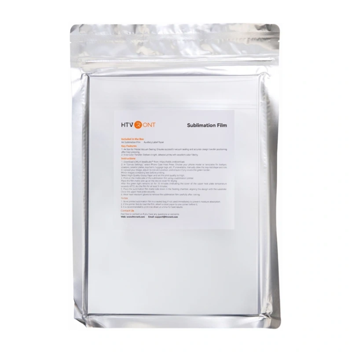 HTVRONT A4 Sublimation Film, 21 x 29.72 cm (transparent)
