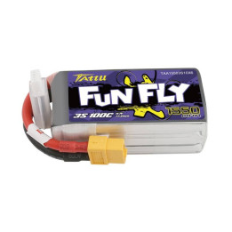 Tattu Funfly 1550mAh 11.1V 100C 3S1P LiPo Battery (TAA15503S10X6)