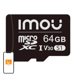 Imou ST2-64-S1 64GB microSDXC Memory Card (UHS-I, Class 10/U3/V30, 95/38 MB/s)