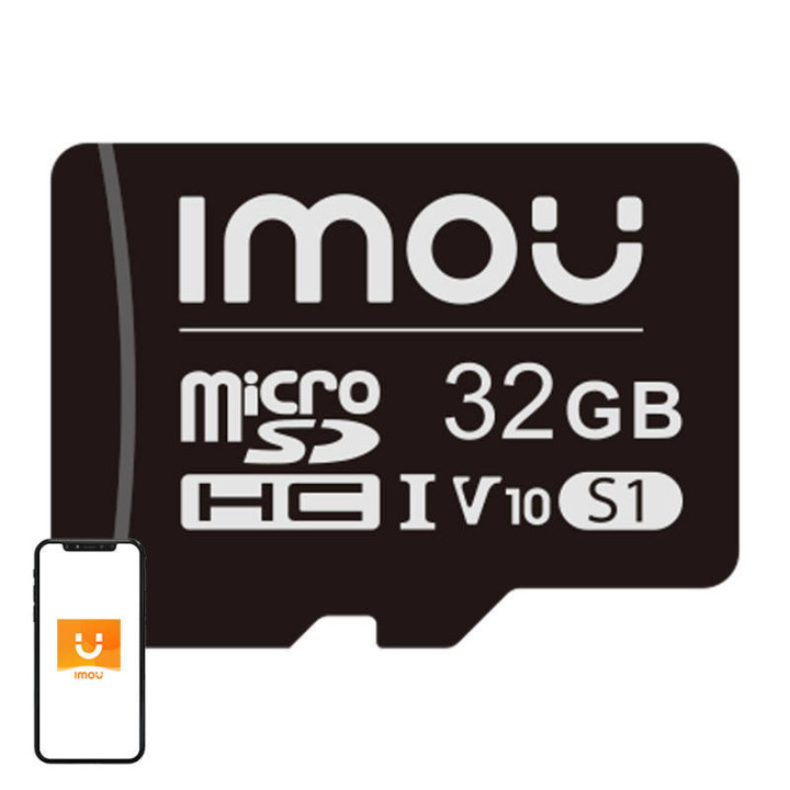 IMOU ST2-32-S1 microSD 32GB (UHS-I, SDHC, Class 10/U1/V10, 90/20 MB/s)