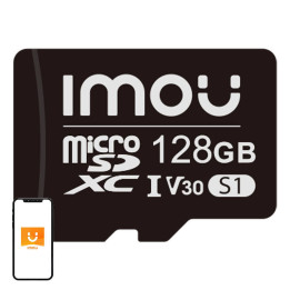 IMOU ST2-128-S1 128GB microSD Memory Card (UHS-I, Class 10/U3/V30, 95/38 MB/s)