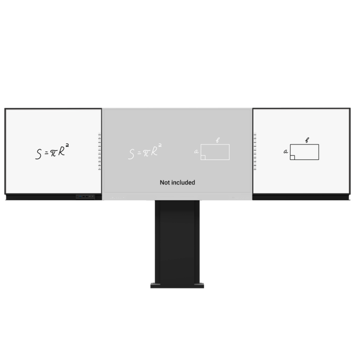 IBOARD IB-WB-YL75-WW Wall Mount Bracket for TV/Monitor, VESA 75x75mm, Fixed, White