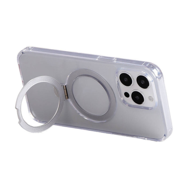 Joyroom JR-BP004 Magnetic Protective Case with Handle for iPhone 15 Pro Max (Transparent)