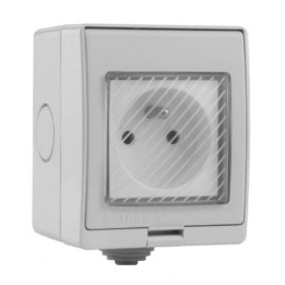 Tuya Smart Outdoor WiFi Socket 16A IP55 White IG016