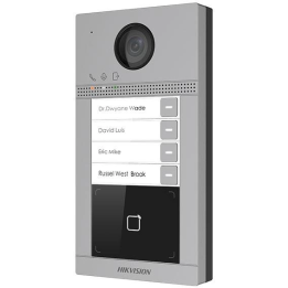 Hikvision DS-KV8413-WME1(C) 4-Button Metal Villa Door Station with Wi-Fi and PoE