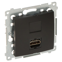 KONTAKT Simon DGHDMI.01/49-SIMON54 Flush HDMI Socket White