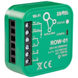 ZAMEL ROW-01 Smart Wi-Fi Wall Switch 230V AC – Tuya Compatible