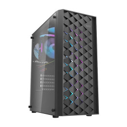 Компьютерный корпус Darkflash DK351 (черный) + 4 вентилятора RGB