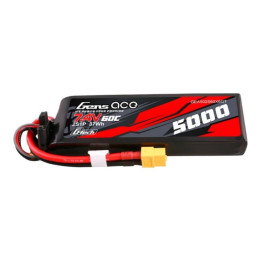 Gens ace G-Tech 5000mAh 7.4V 60C 2S1P LiPo Battery with XT60 Plug (GEA502S60X6GT)