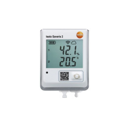 WiFi data logger Testo Saveris 2-H2 with display and connectable probe