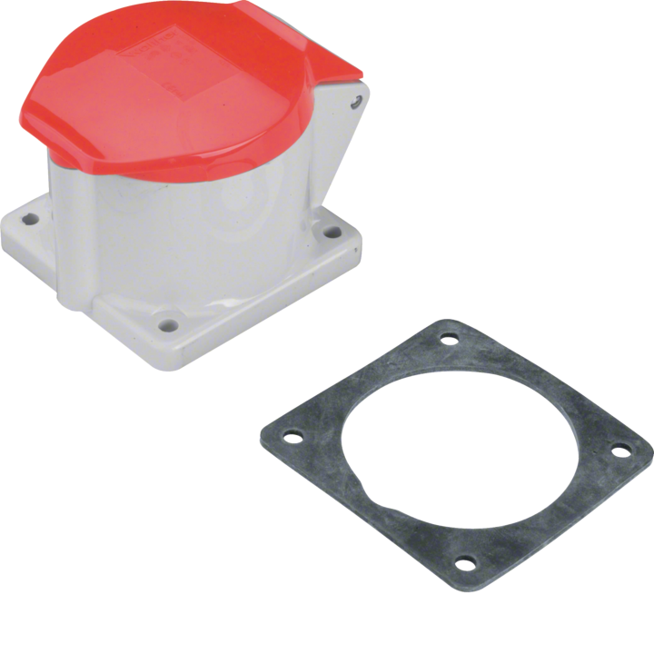 Hager ECEE325 CEE Flange Socket Outlet 16A IP44