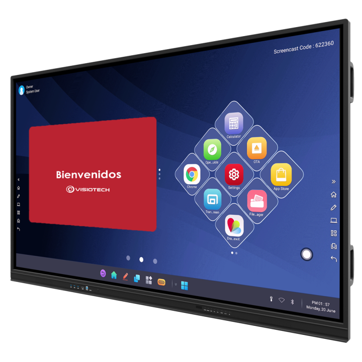 IBOARD IB-TE-MP-86E1-V2 Desktop Monitor
