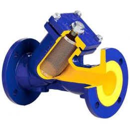 ZETKAMA Strainer figure 821A DN15 PN16 1mm mesh cast iron stainless steel