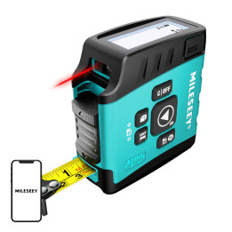 Mileseey DT20 Laser Distance Measurer with 40m Tape