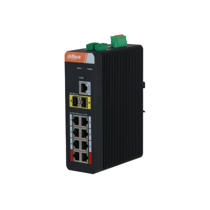 DAHUA IS4210-8GT-120 Industrial Switch 8-Port Gigabit PoE + 2 SFP
