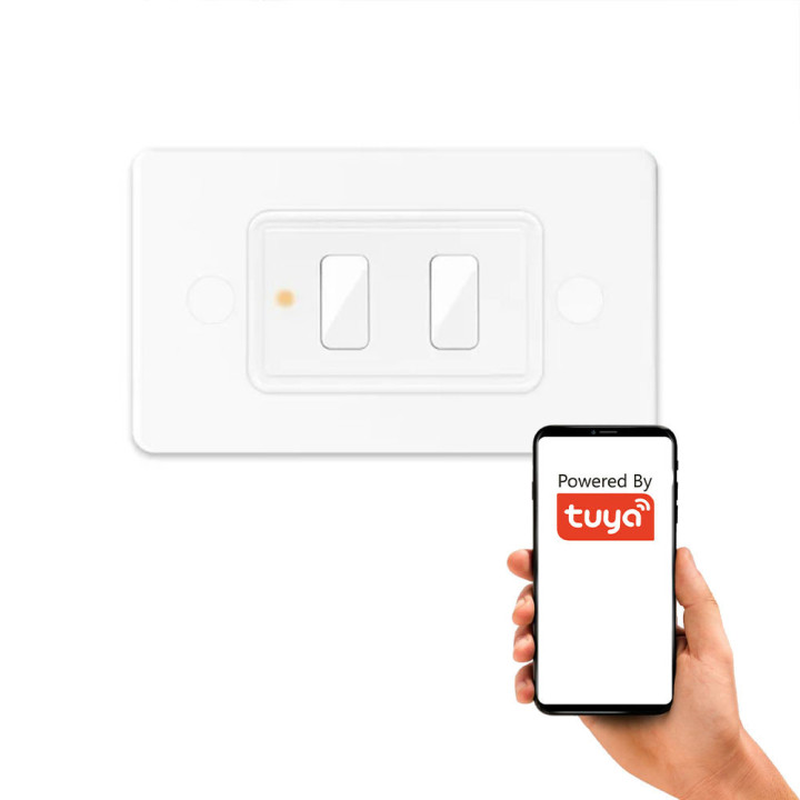 Пульт дистанционного управления сценами, 2 канала, 6 программ, серия LR, ZigBee Home Assistant TUYA