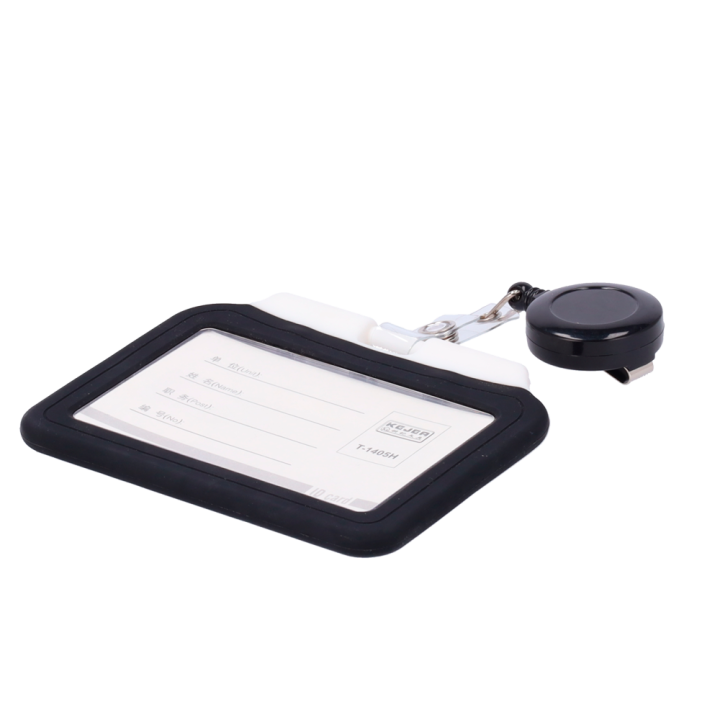 CARDCUBE CARD-HOLDER-CLIP-BLACK Держатель RFID-карты с клипсой - Черный