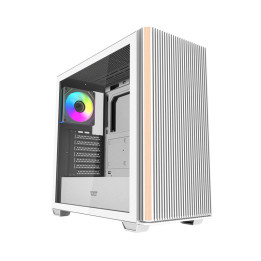 Компьютерный корпус Darkflash DS900WS (белый) + 4 вентилятора ARGB