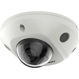 Hikvision DS-2CD2543G2-IWS(2.8mm) 4MP AcuSense Mini Dome IP Camera with Built-in Mic, PoE, IP67 Outdoor
