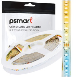 Psmart LED Strip 24V CCT 2835 IP20 10mm 120LED/m 5m
