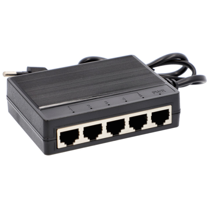 VidiLine VIDI-G500 Commutateur PoE Gigabit 5 ports
