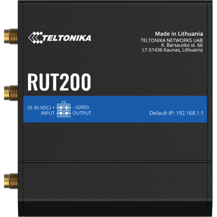 Teltonika RUT200 industrial router 4G / LTE (RUT200010000)