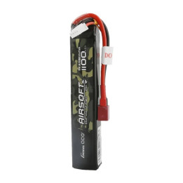 Gens ace GEA11003S25D 1100mAh 3S1P 11.1V 25C LiPo Battery with T-plug for Airsoft