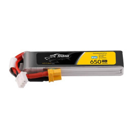 Tattu TAA6502S95XT3L LiPo Battery 2S 650mAh 95C 7.6V HV with XT30 Long-Pack