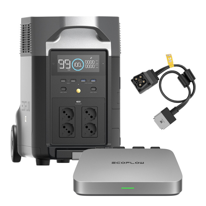 EcoFlow Delta Pro + PowerStream 800W Microinverter Bundle (052460)