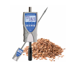 Schaller humimeter BLL – Professional Wood Chip Moisture Meter with Insertion Probe