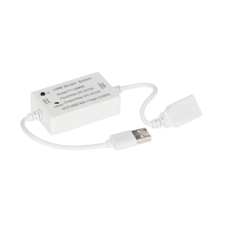 ATLO ATLO-SW1TUSB-TUYA Smart Wi-Fi Wall Switch with USB, Tuya Smart Life App, Voice Control Compatible