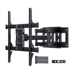 Perlesmith PSPILFK1 Full Motion TV Wall Mount for 37-85 inch TVs