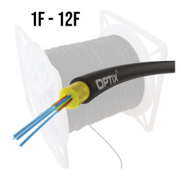 Câble OPTIX AirFlow S-QOTKSdD 6x9/125 ITU-T G.657A2 (PORTÉE 80m) BOÎTE 1000m