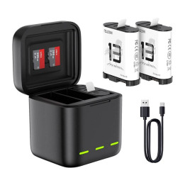 Telesin Three-Channel Battery Charger for GoPro Hero 13 Black (S0-BCG-10-TGP)