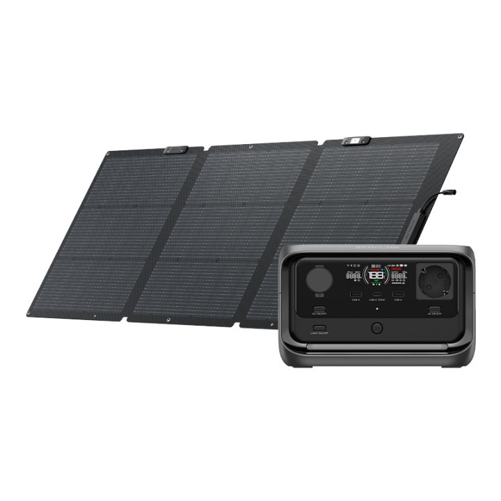EcoFlow River 3 Plus Power Station + 160W Solar Panel Set (R3PLUS-160W-SB)