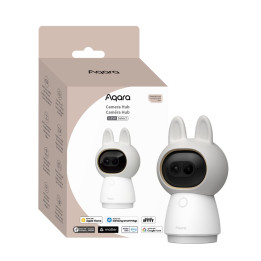 Aqara Camera Hub G350 (CH-C14D) PTZ Camera with AI Face & Pet Recognition, Zigbee + Thread, Matter, White