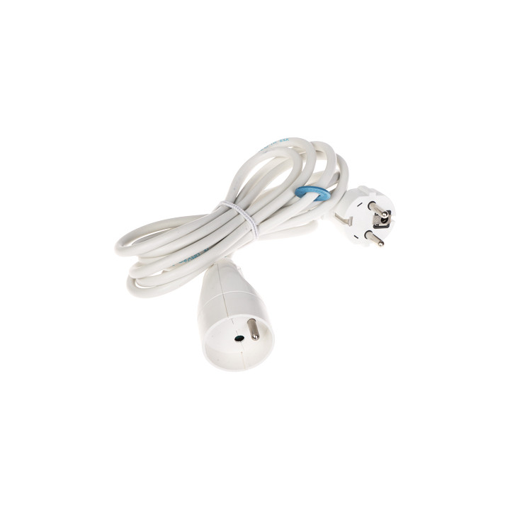 PS-3X1.0-3M/W Удлинитель с заземлением 3 розетки 3м кабель 16A 230V Schuko белый