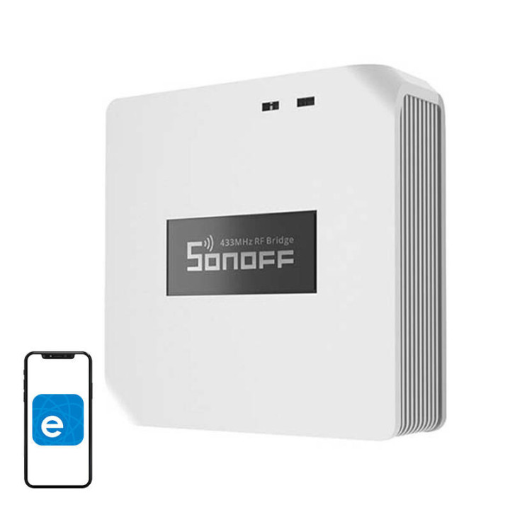 Sonoff RF Bridge 433 МГц RF-WiFi-мост/шлюз (совместимый с eWeLink) (R2)