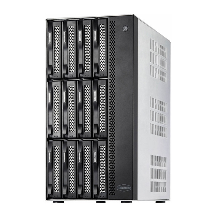TERRAMASTER T12-500 Pro NAS File Server with Intel Core i7-1255U, 16GB RAM, 12 bays