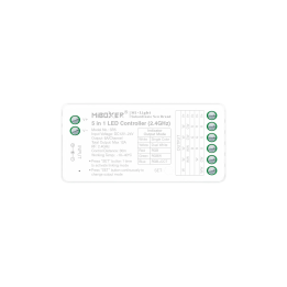 LED Controller 5in1 RGB+CCT 12-24VDC 12A SR5