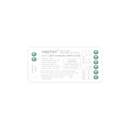 LED Controller 2in1 MONO/CCT 12-24VDC 12A WiFi SW2 (FUT035W+)