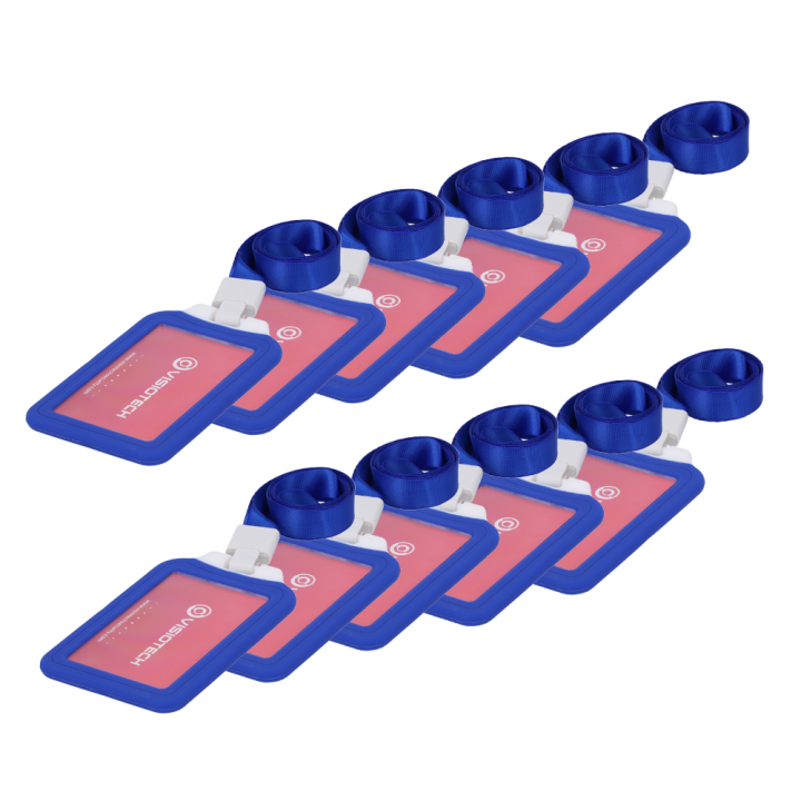 CARDCUBE 10XCARD-HOLDER-V-BLUE Carte RFID bleue