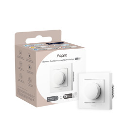 Aqara H2 Dimmer EU Smart Wall Switch, Zigbee + Thread, 2-Channel, 200W, White