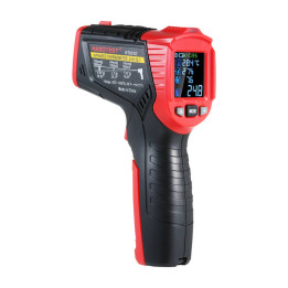 Habotest HT651D Digital Laser Pyrometer with Moisture Meter