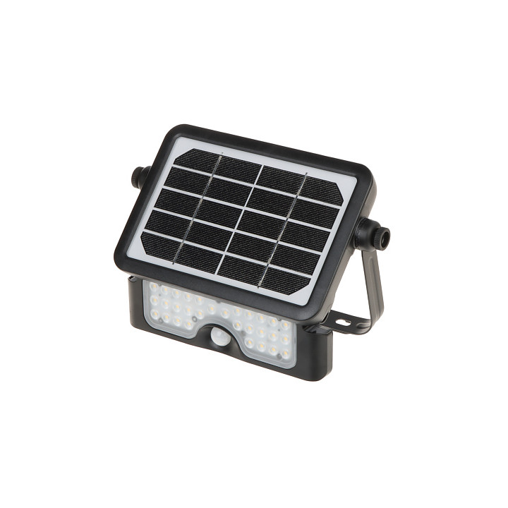 AD-SL-6108BLR4 LED Solar Floodlight with Motion Sensor, IP65, 6500K Cool White, 12V