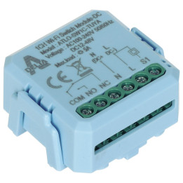 ATLO ATLO-SW1C-TUYA Smart Wi-Fi Wall Switch – 1 Gang, Works with Tuya/Smart Life, Alexa & Google Home