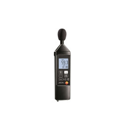 Sound level meter Testo 815 with A/C frequency weighting